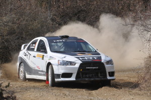 Hyden Paddon in azione alla 6° Ronde Valtiberina