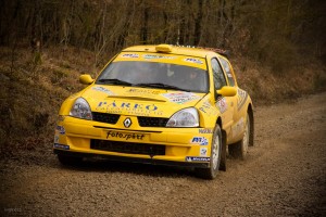 Luise in azione allo shakedown del Ronde Val d'Orcia