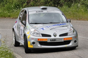 Rovatti-Bosi, con una Renault Clio R3, 2° Ronde del Monteregio