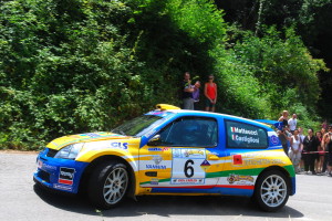 Matteucci in azione con la Clio S1600