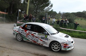 Perego-Floris in azione al Rally Elba 2013