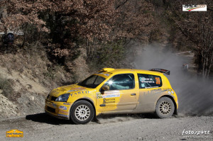 Matteo Luise in azione alla Ronde Valtiberina 2013