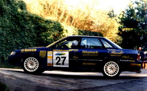 Stefano Bizzarri, vincitore dell’edizione 1994 con la Subaru Legacy/Procar
